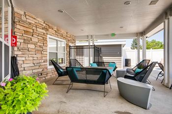 Eagles landing firepit seating area